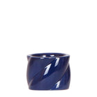 Sierpot keramiek rond blauw 6 cm