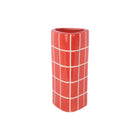 Vaas keramiek rood 12x13x26 cm