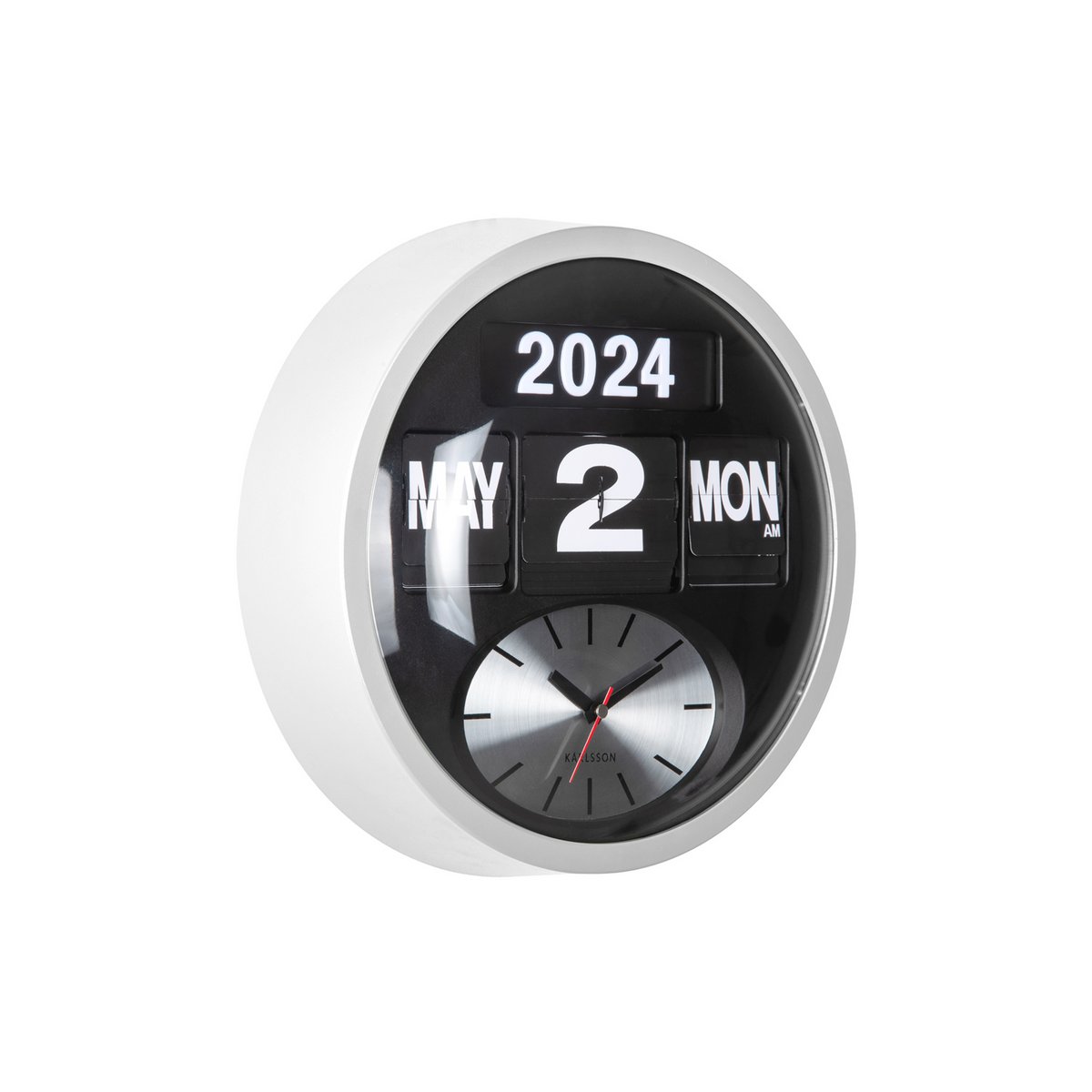 Wandklok Ronde Flip