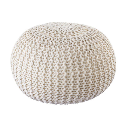 Pouf buiten Ø55x37 cm gerecycled plastic