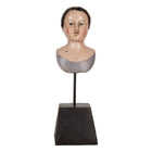 Decoratie Beeld Vrouw 11x11x34 cm Beige Kunststof