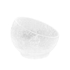 Glass bowl cracked effect large model 18x18x15cm