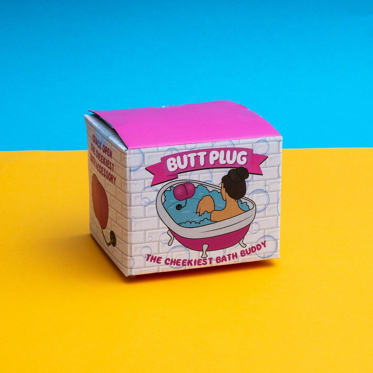 Bathtub plug "Buttplug"