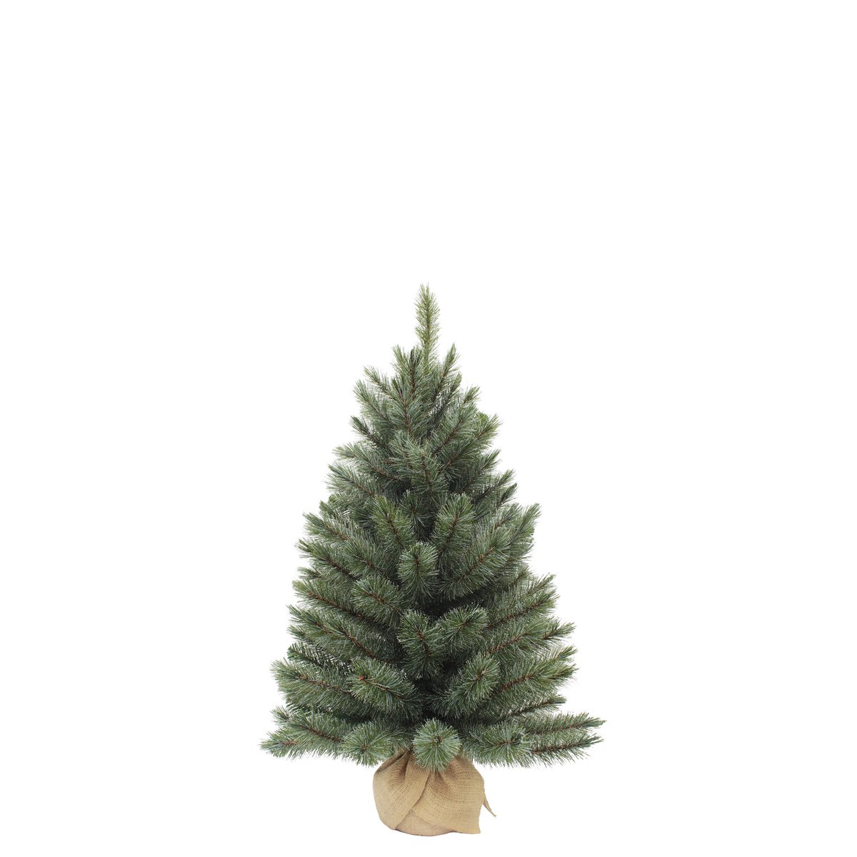 Forest Frosted Kunstkerstboom in Jute - H90 x Ø61 cm - Blauw