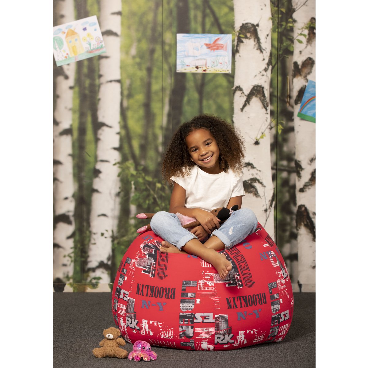 Pear Cotton Print Kids Bedding Bedroom