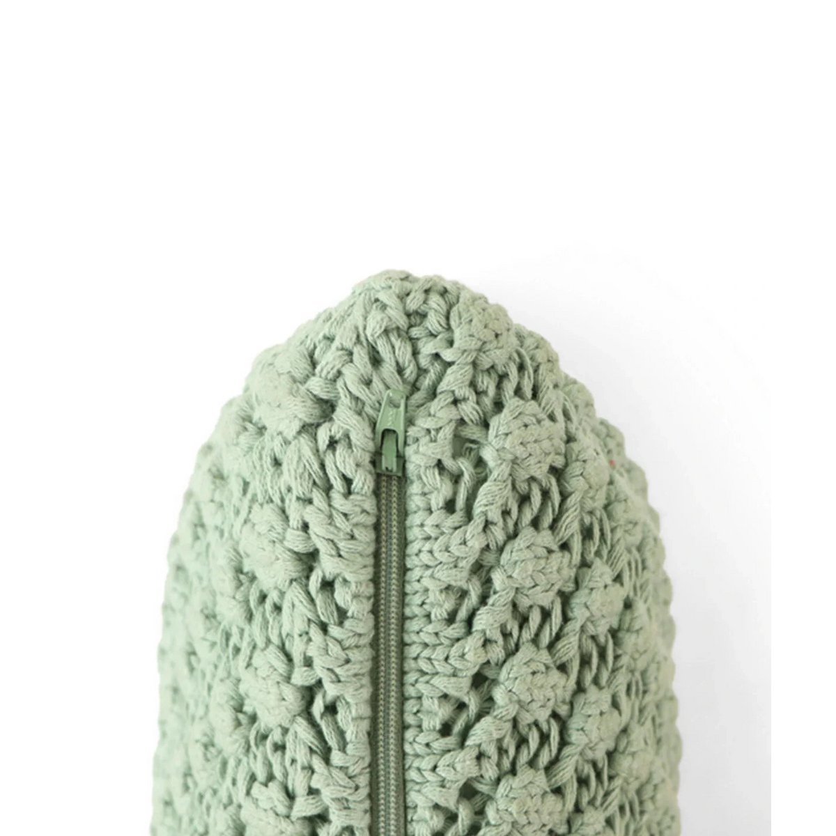 Kussenhoes 45x45 cm popcorn knit katoen mineraalblauw