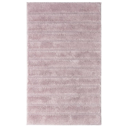 Badmat 60x100 cm katoen roze antislip