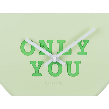 Wall Clock Heart Candy