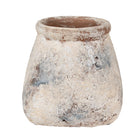 Flower pot 18x18x17 cm Beige Terracotta