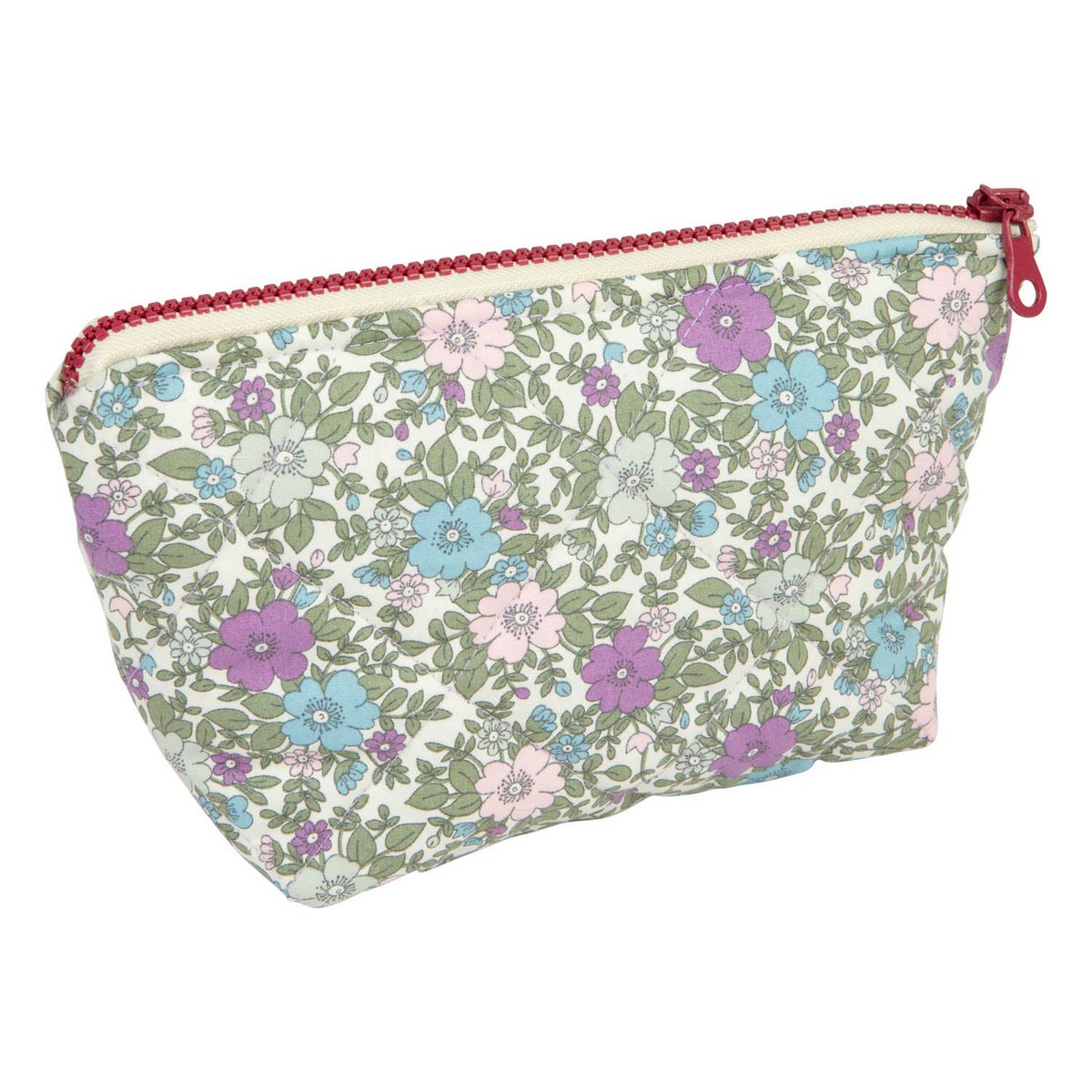 Make-up tasjes set 26x20x7 cm en 23x17 cm katoen