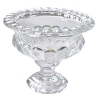 Fruitschaal Ø 19x15 cm glas transparant patroon