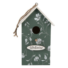 Vogelhuis 15x10x22 cm Groen Hout