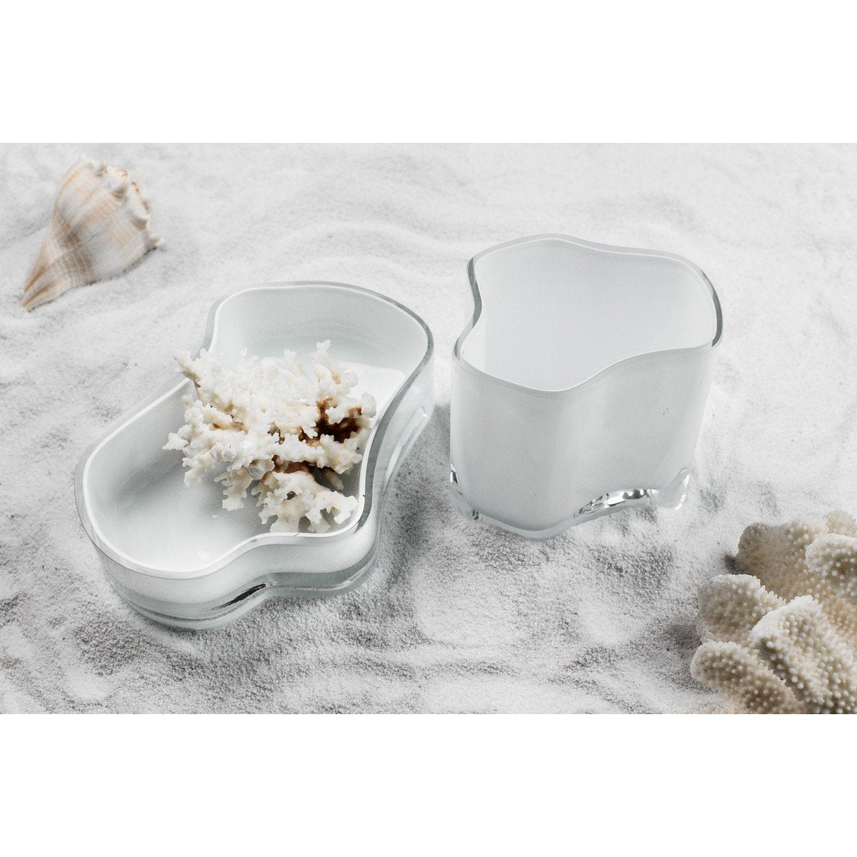 Nieuw Moderne Ontwerp Coral Aalto Grote Kom COR08WH Elegant