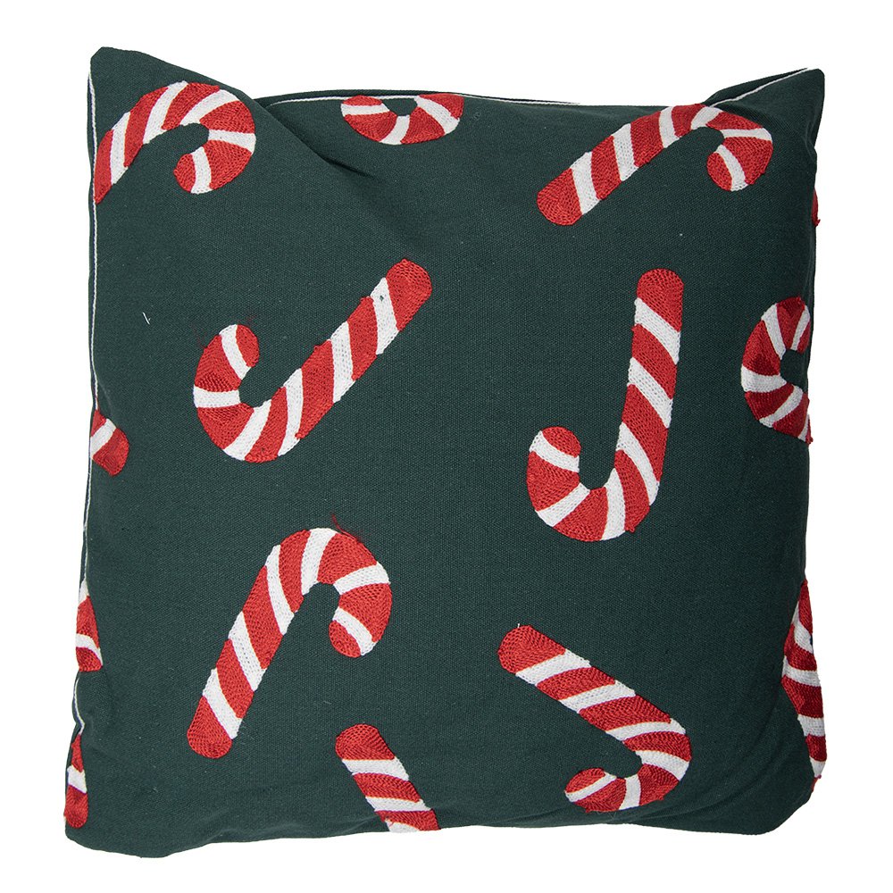 Cushion 45x45 cm Green Synthetic
