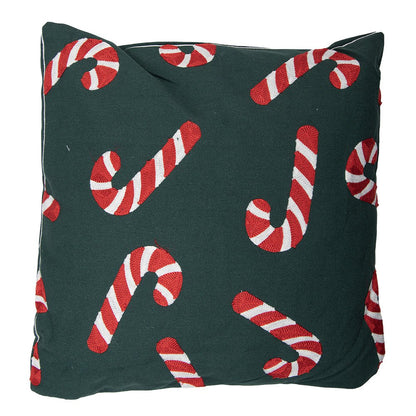 Cushion 45x45 cm Green Synthetic