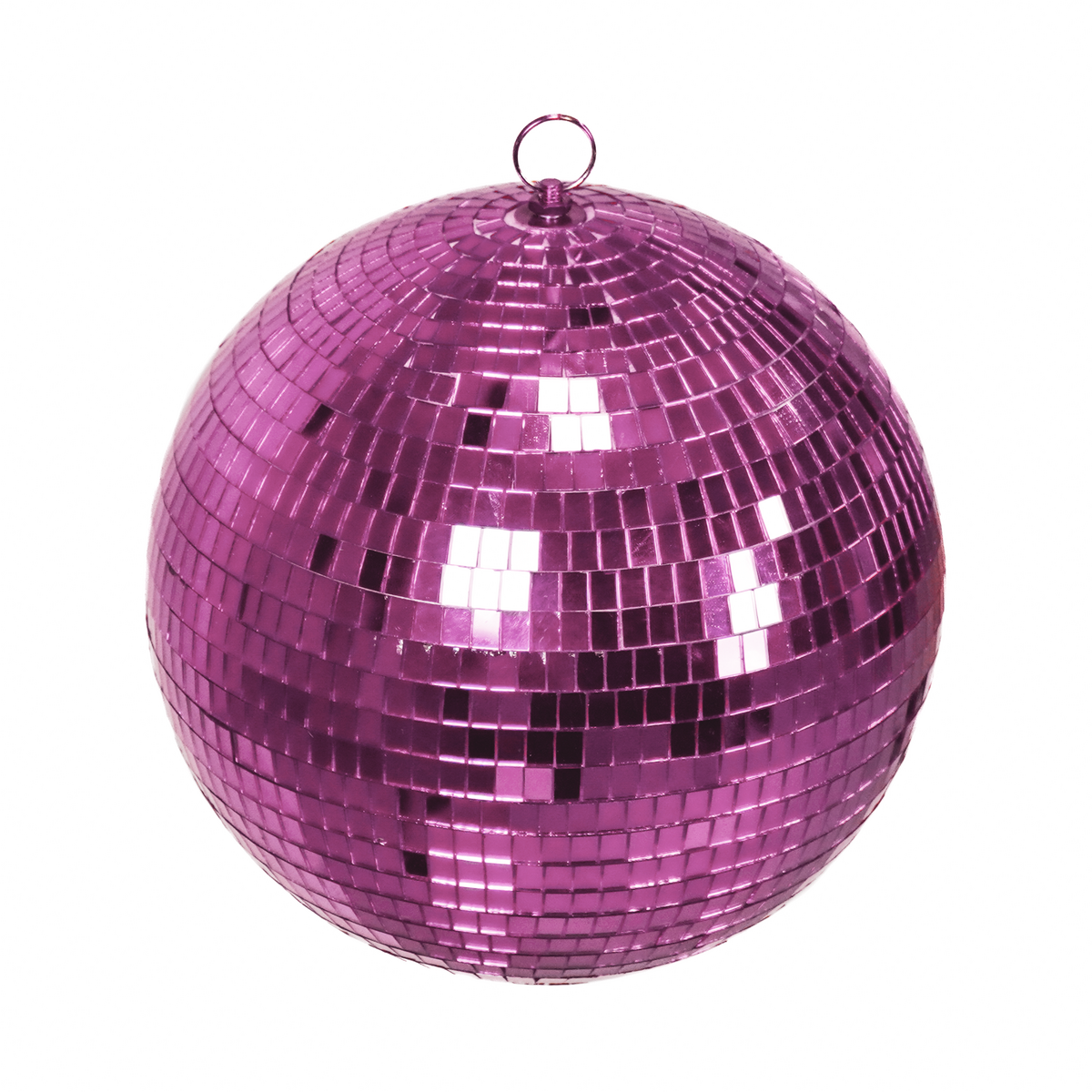 Kersthanger discobal 25x25x25 cm roze foam
