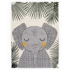 Kindertapijt olifant 120x170 cm