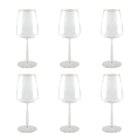 Arabian Wine Glasses Set of Six Flute Glasses Marie Design