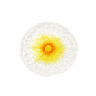 Capri yellow flat plate 26x26x3cm