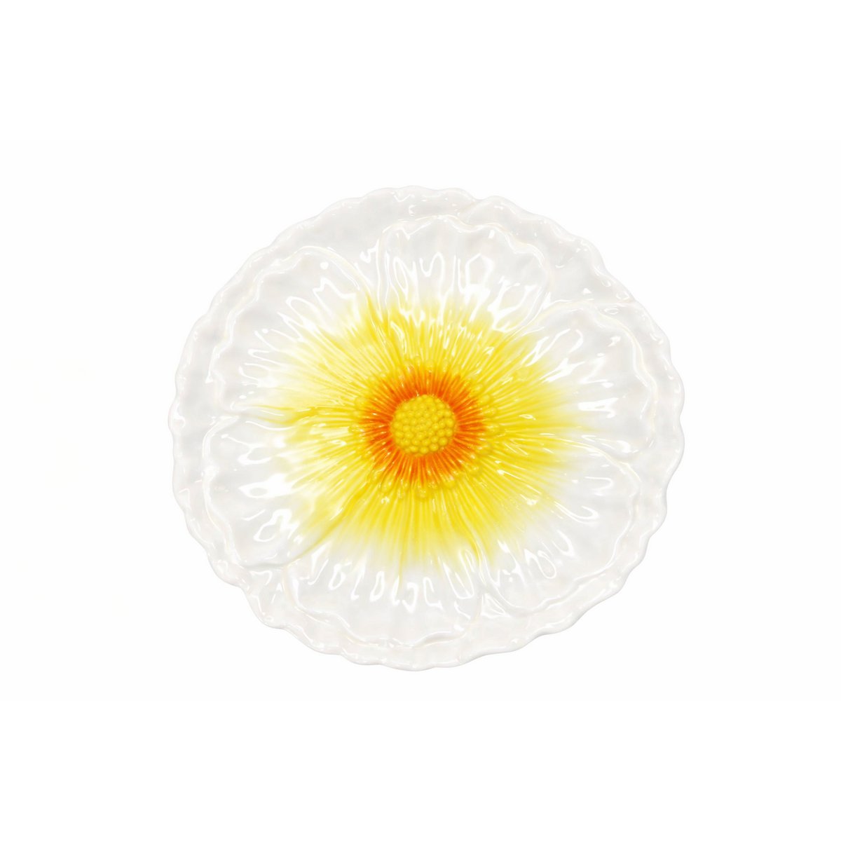 Capri yellow flat plate 26x26x3cm