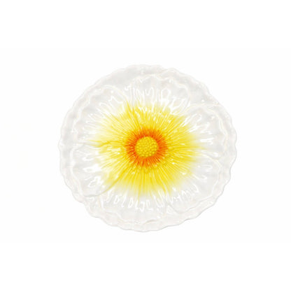Capri yellow flat plate 26x26x3cm