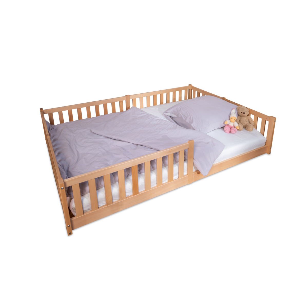 Huisbed Enno 140x200 cm massief beuken