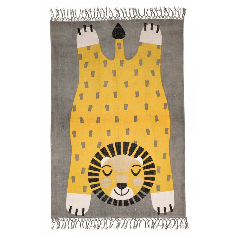 Kindertapijt 110x170 cm katoen leeuwenmotief