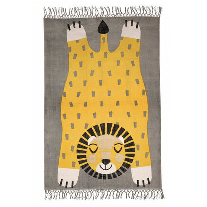 Kindertapijt 110x170 cm katoen leeuwenmotief