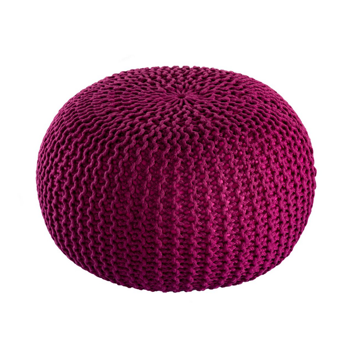 Pouf buiten Ø55x37 cm gerecycled plastic