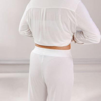 Pyjama set dames TENCEL™ modal off white