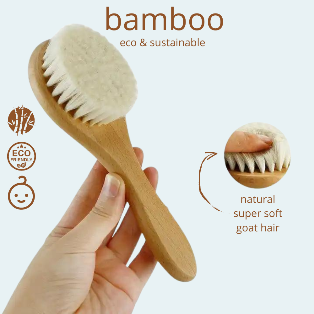 baby haarverzorgingspakket bamboe 3 delig