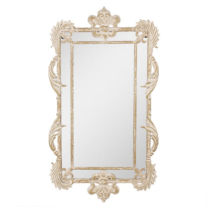 Wandspiegel 45x3x81 cm beige MDF