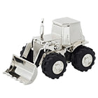 Spaarpot tractor verzilverd 14x9x8 cm