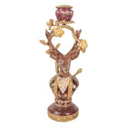 Candlestick Deer 14x11x31 cm Brown Plastic