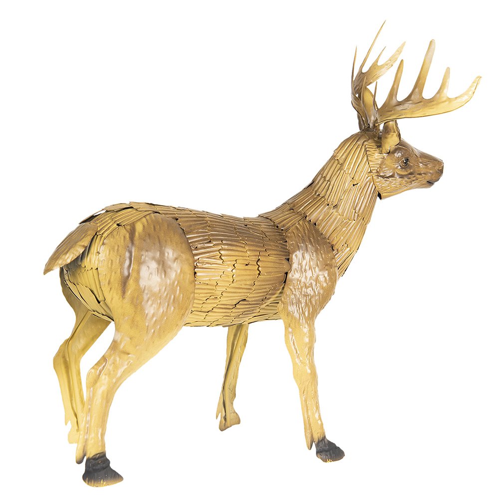 Decoratie Hert 47x18x51 cm Bruin IJzer