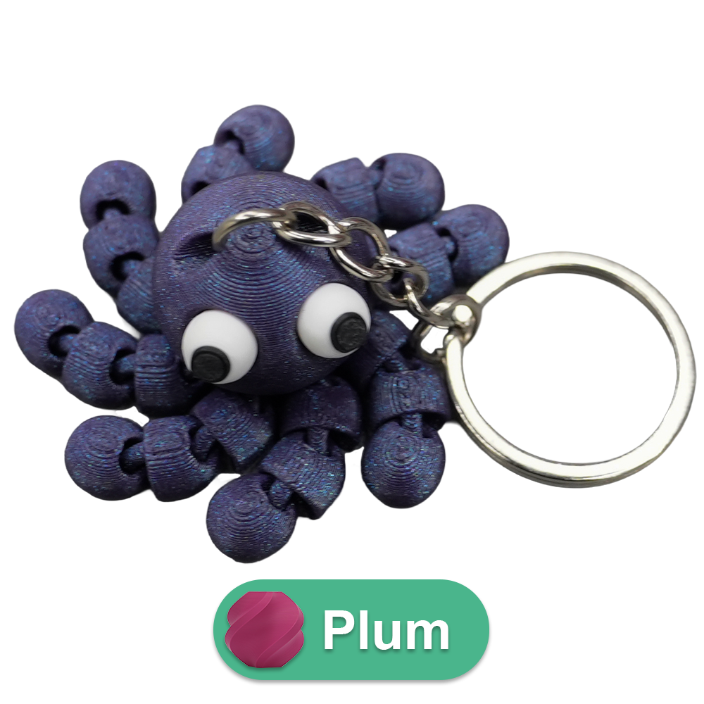 Sleutelhanger octopus PLA beweegbaar