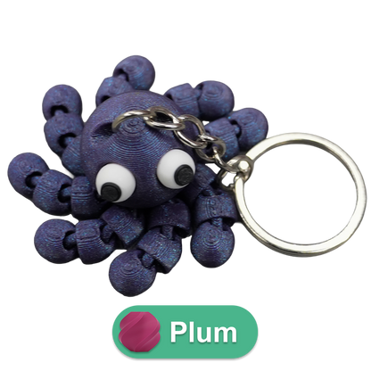 Sleutelhanger octopus PLA beweegbaar