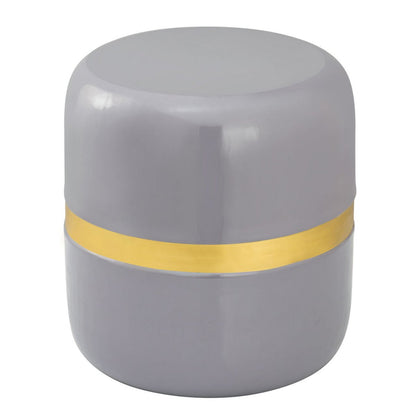 Bijzettafel rond Ø34x36 cm verguld metaal