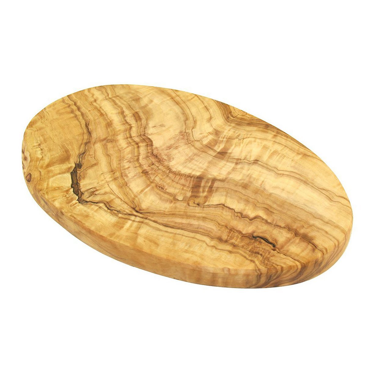 Ontbijtplank ovaal 24 cm olijfhout