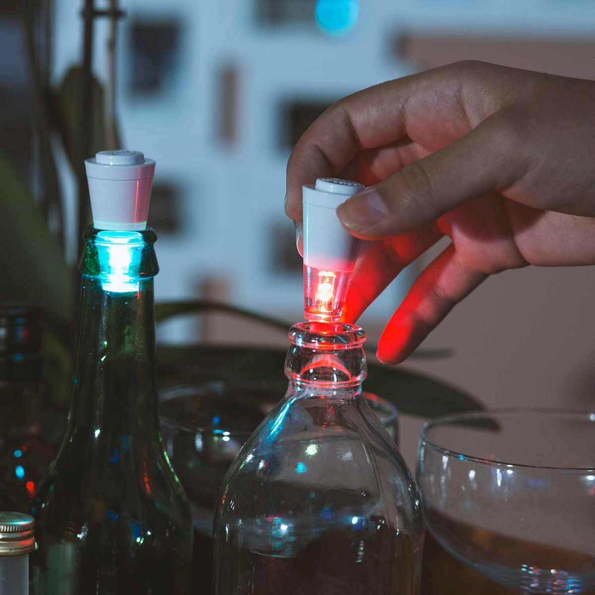 LED Bottle Lights "Luminous Corks" (2 pieces)