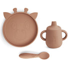 Eetset silicone 3-delig Chocolate malt