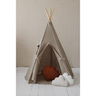 Tipi met mat natuurlijk linnen