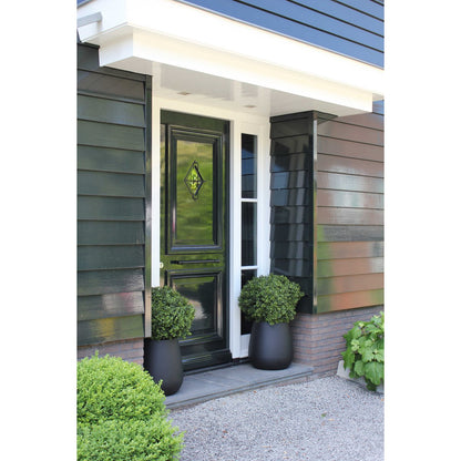 Plantenpot Vermont black 44x46 cm fiberstone