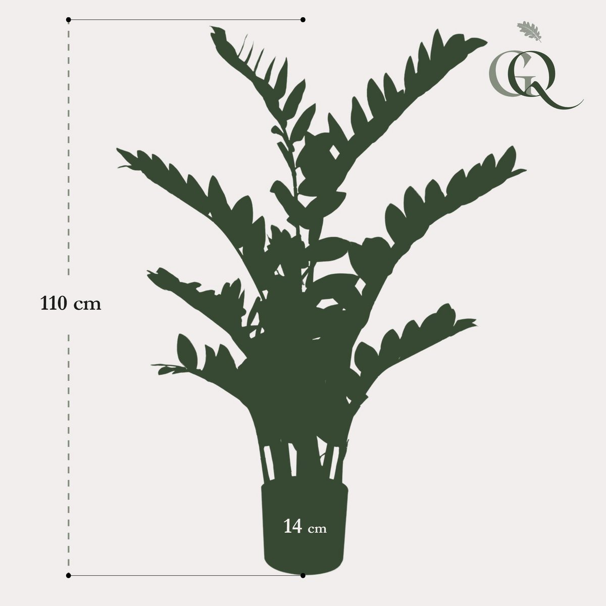 Kunstplant Zamioculcas 110 cm