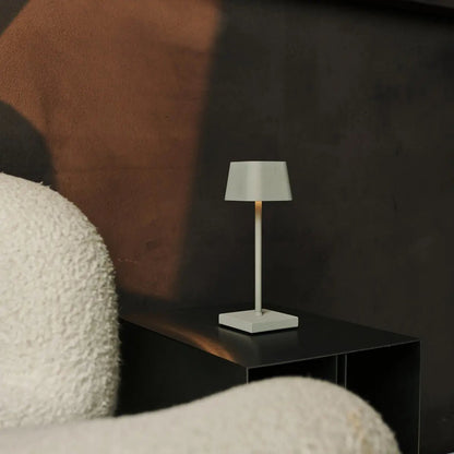 Tafellampen set 8x Sarphati Mini Shadow Grey met laadstation