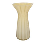 Vaas 14x23 cm geel glas