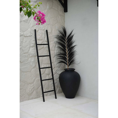 The Tulum Ladder Black 165 Multi-functional Storage System