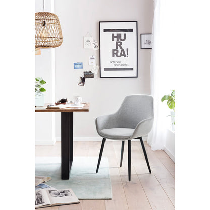 Eettafel 180x90 cm met 4 stoelen massief acacia