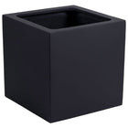 Plantenbak fiberstone 40x40x40 cm zwart