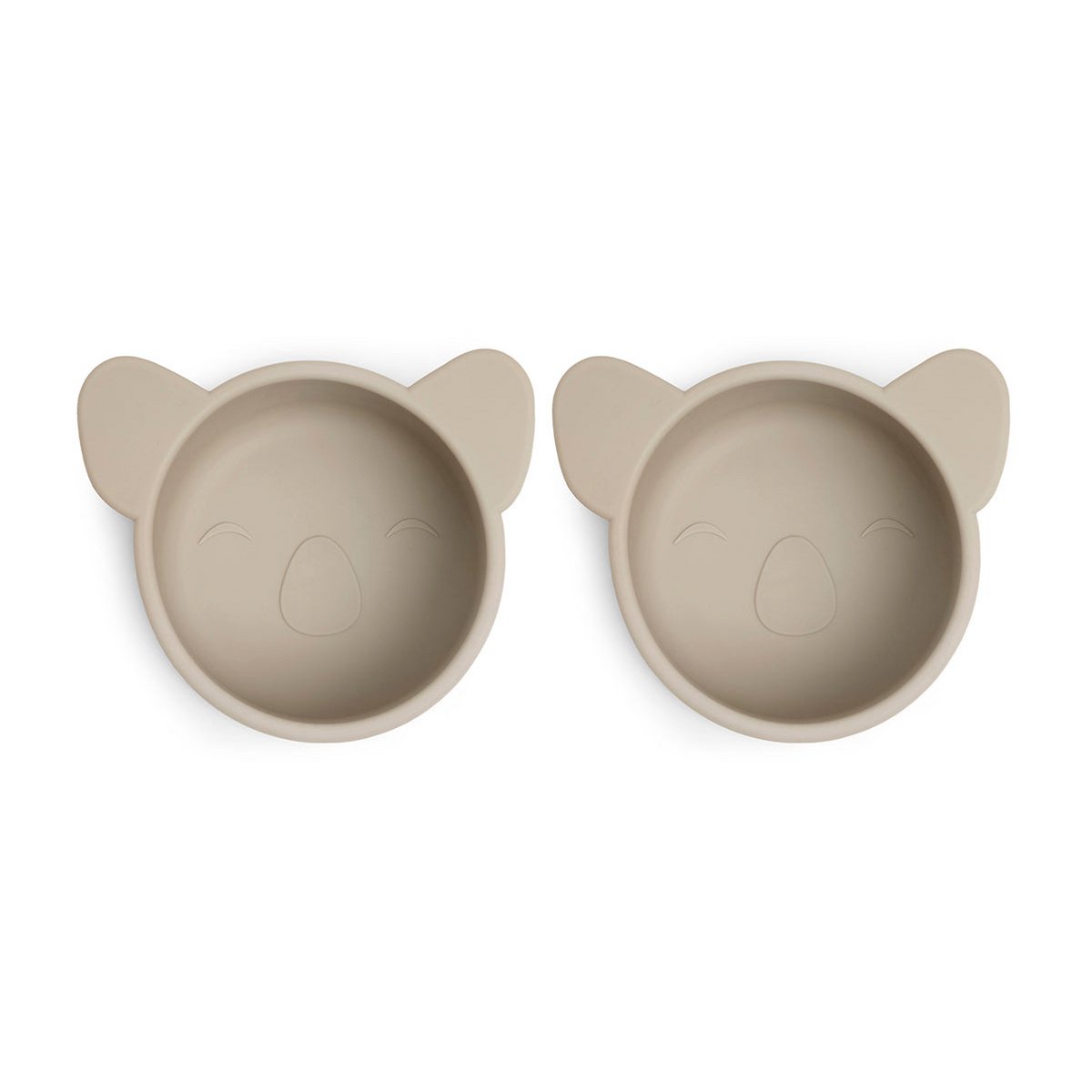 Pink silicone snack box small 2-pack